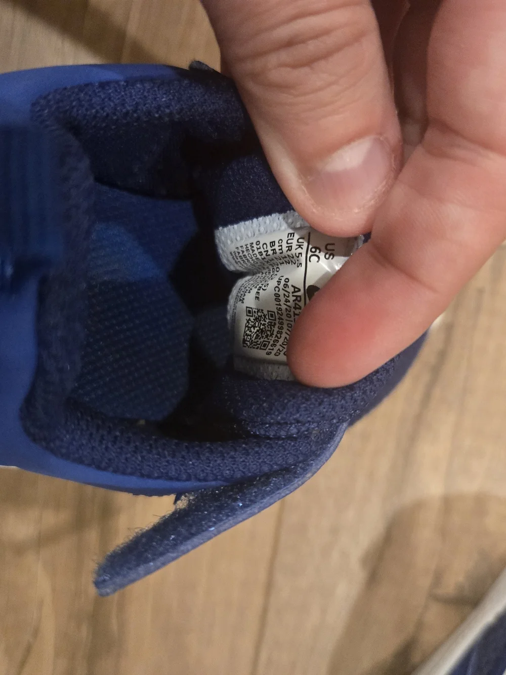 Nike Downshifter 9 TD Toddler Sneakers Blue White Size 6C 👟